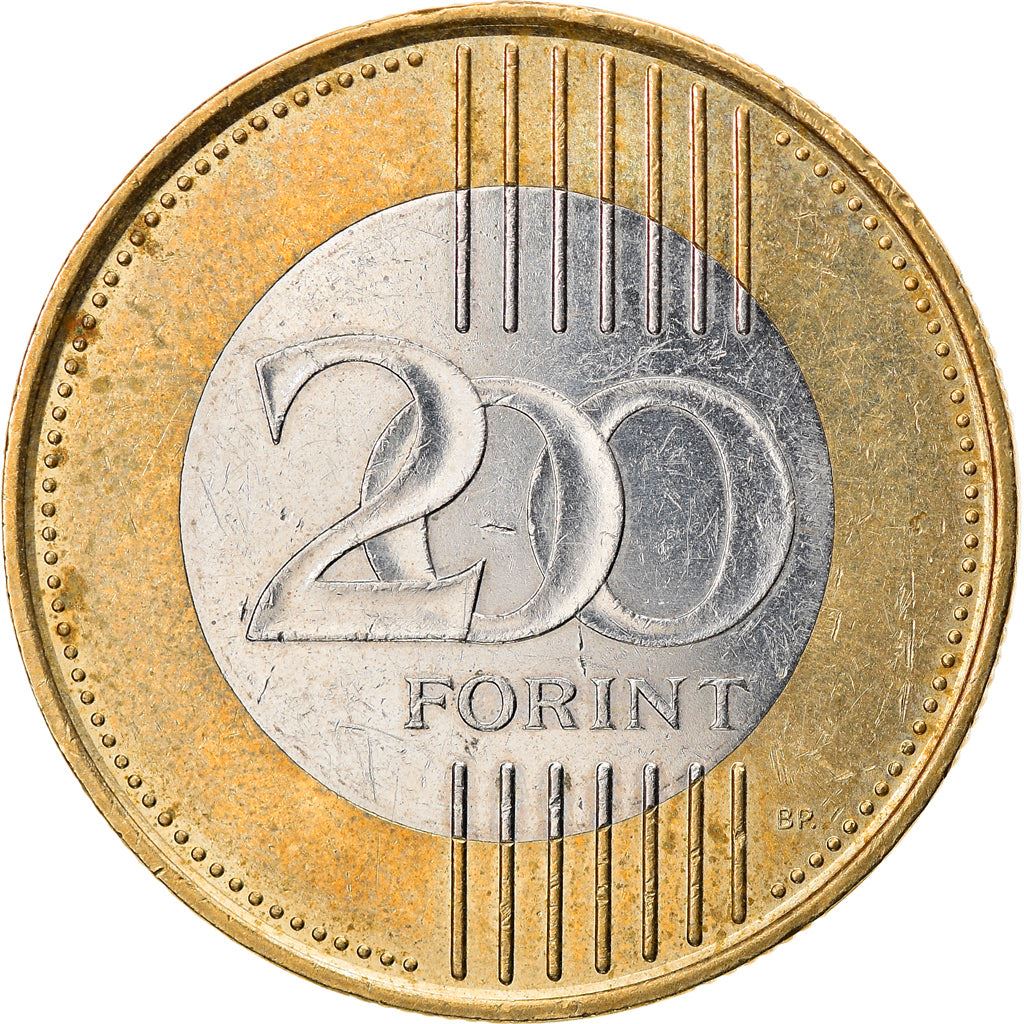 عملة 200 فورنت مجرية | جسر سيتشيني المعلق | بودابست | KM826 | 2009 - 2011