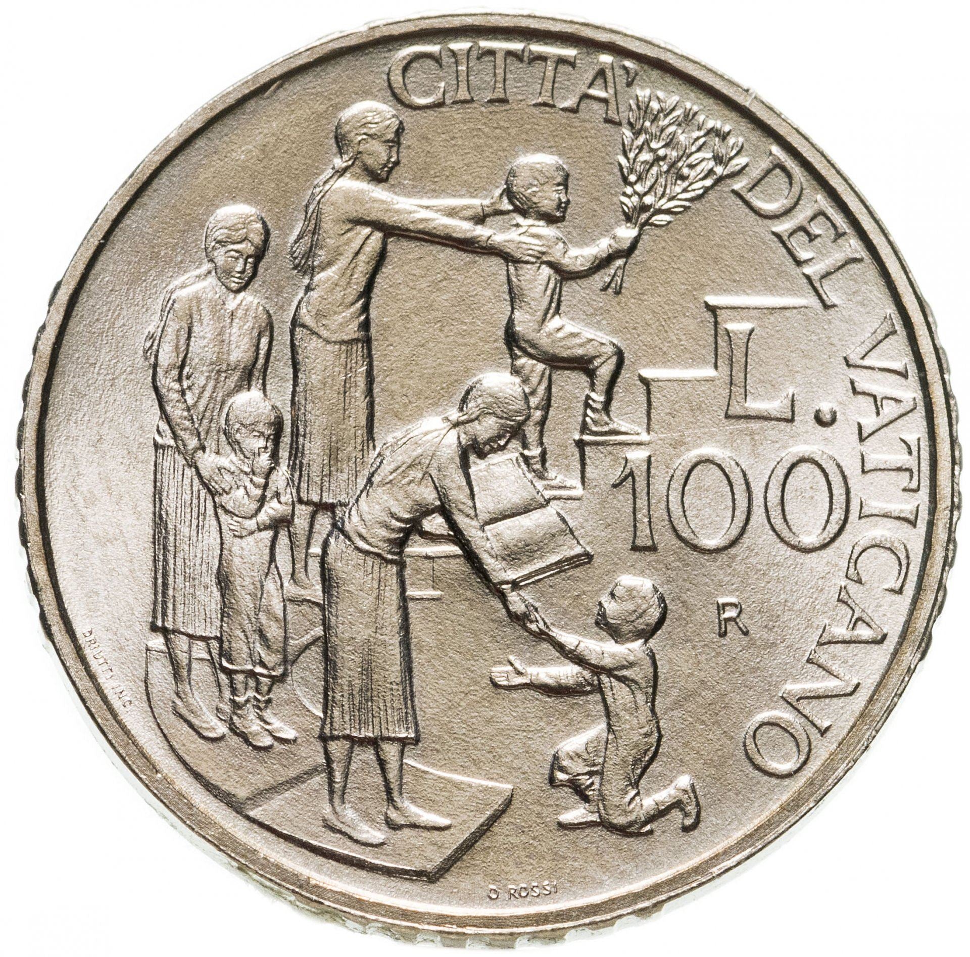 Vatican City | 100 Lire Coin | John Paul II | Km:275 | 1996