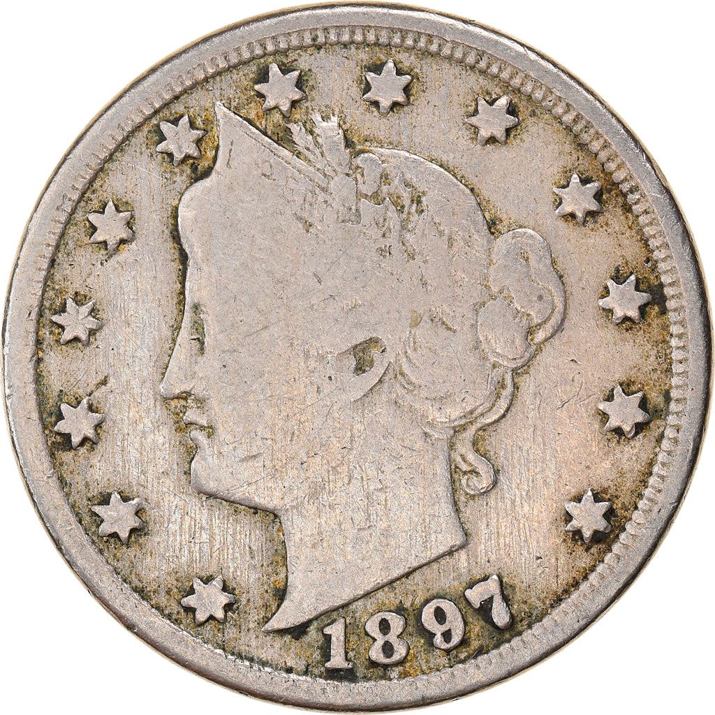 United States | 5 Cents Coin | Liberty | Roman Numeral | KM112 | 1883 - 1913