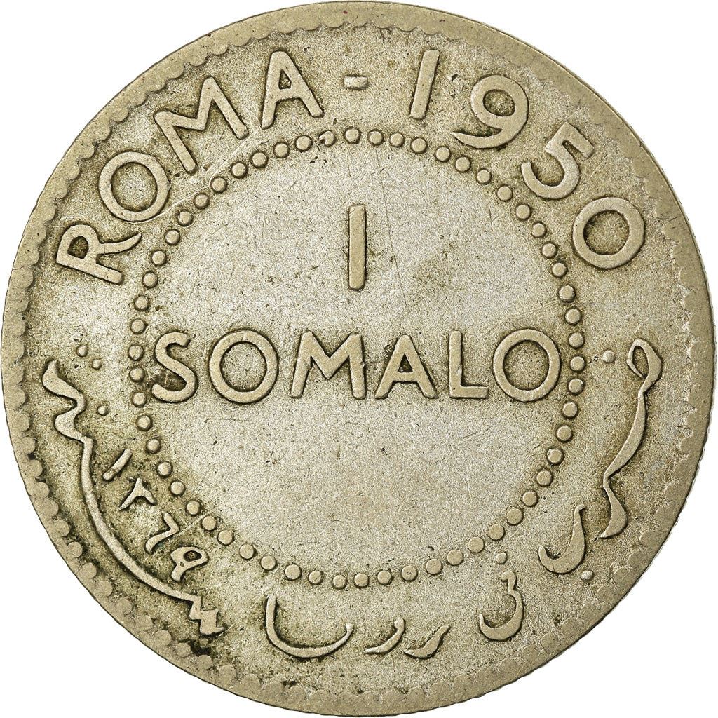 Somalia | 1 Somalo Coin | Leopard | Km:5 | 1950