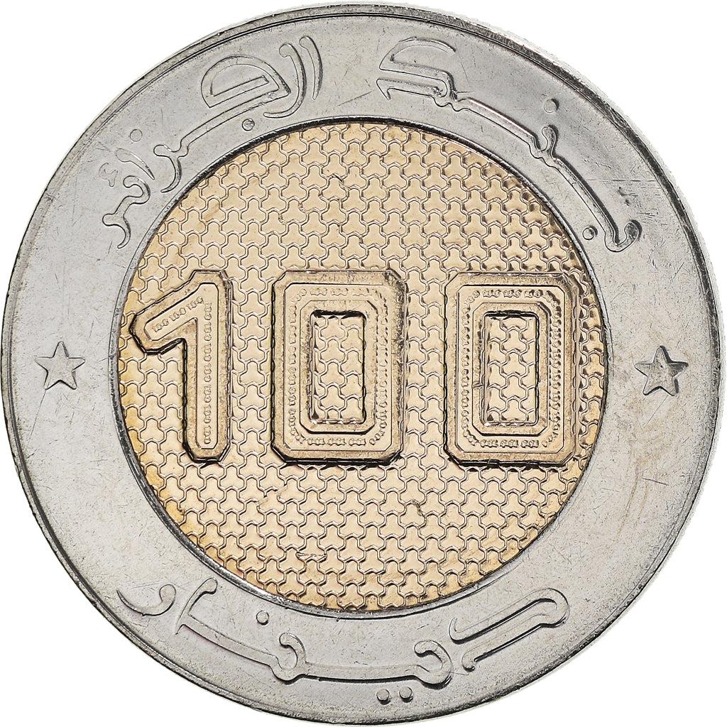 Algeria | 100 Dinars Coin | Satelite | Earth | Space | Km:141 | 2018 - 2020