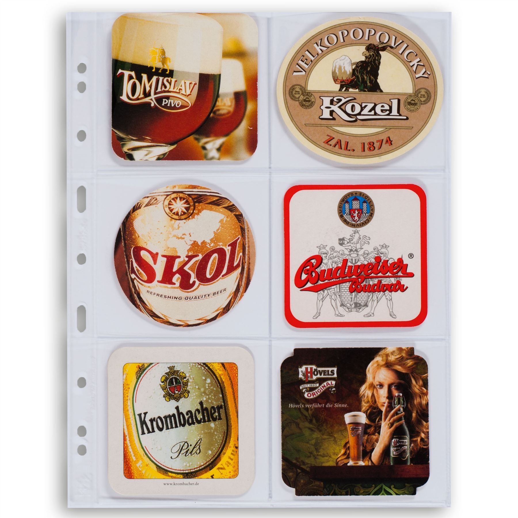 GRANDE Pocket Sheets for Ring Binders | Packs of 5 | Different Pocket Configurations | 2 Colors Available