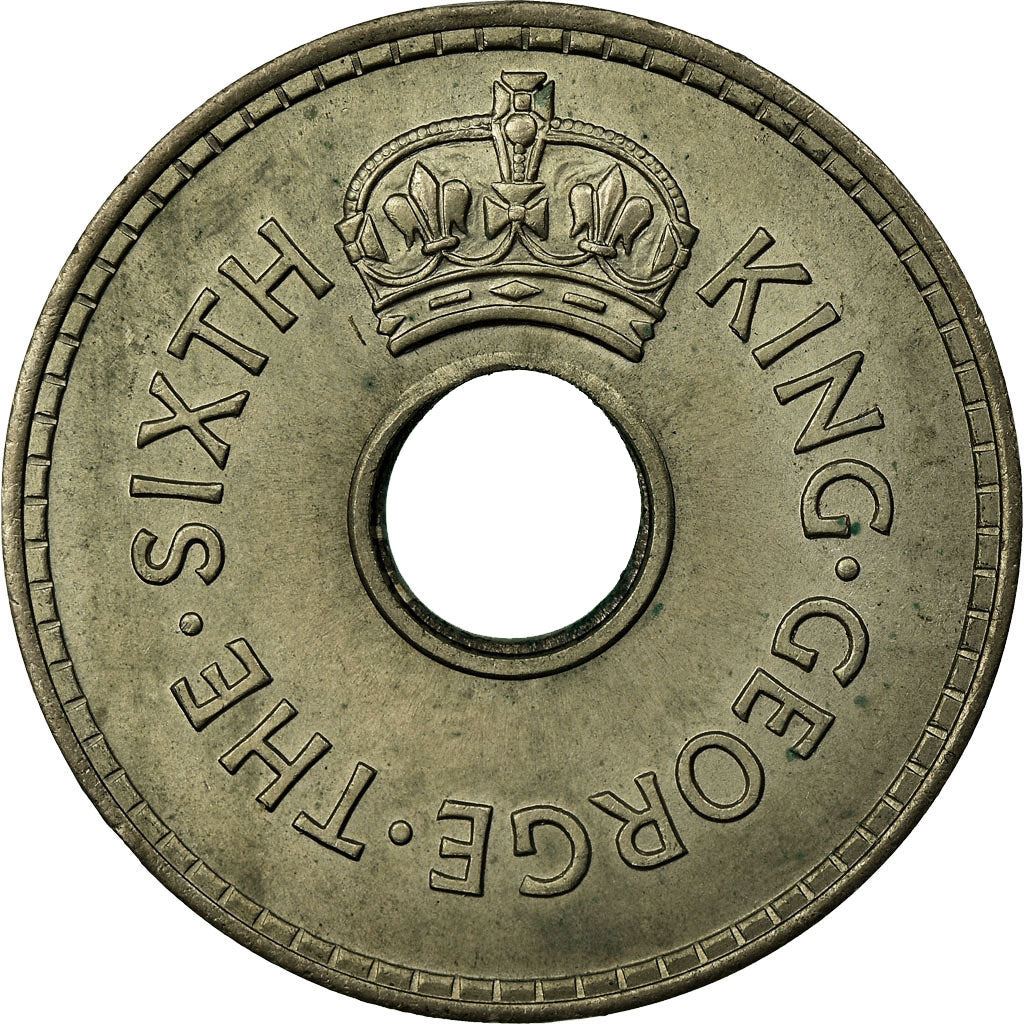 Fiji | 1 Penny Coin | Crown | Km:17 | 1949 - 1952