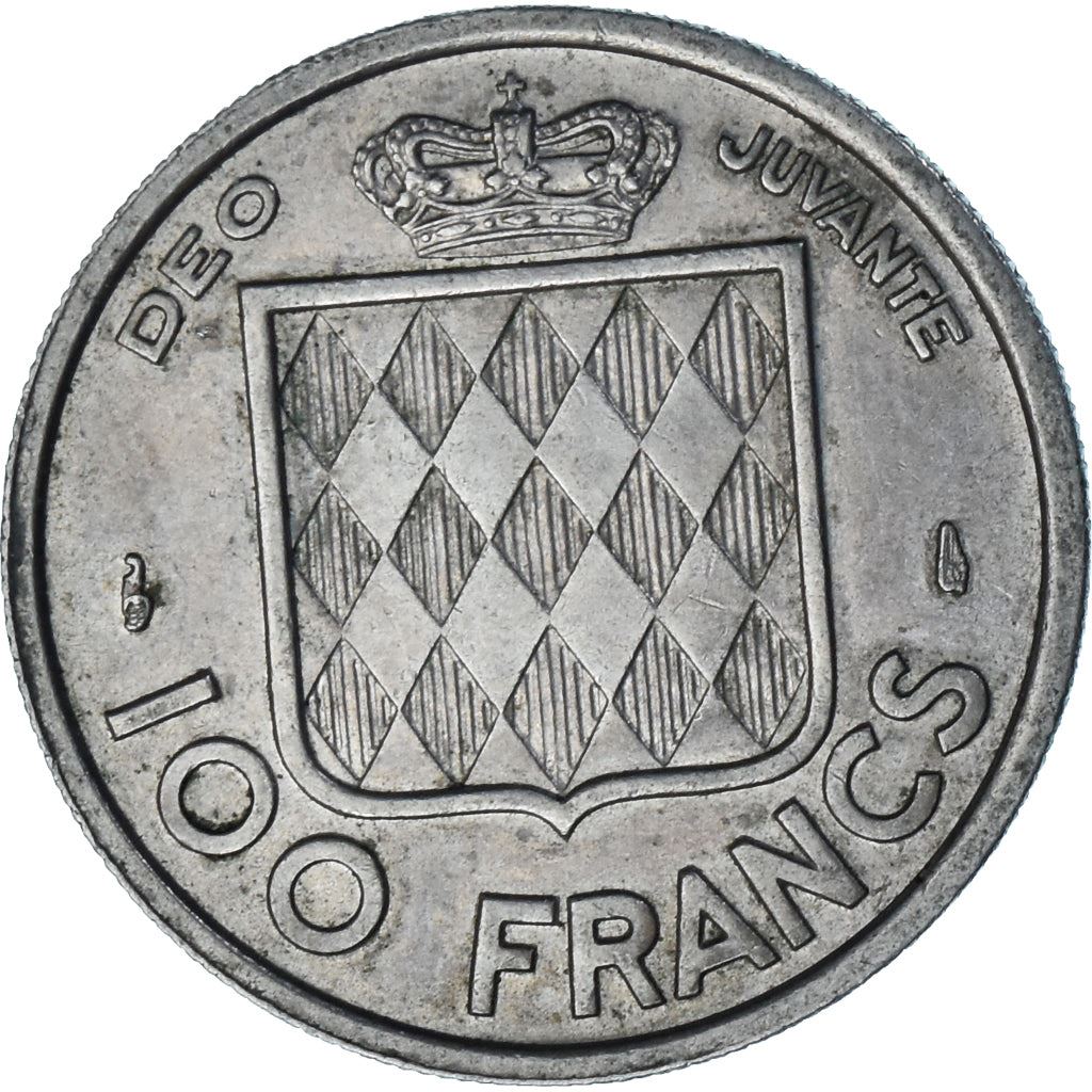 Monaco | 100 Francs Coin | Rainier III | Km:134 | 1956