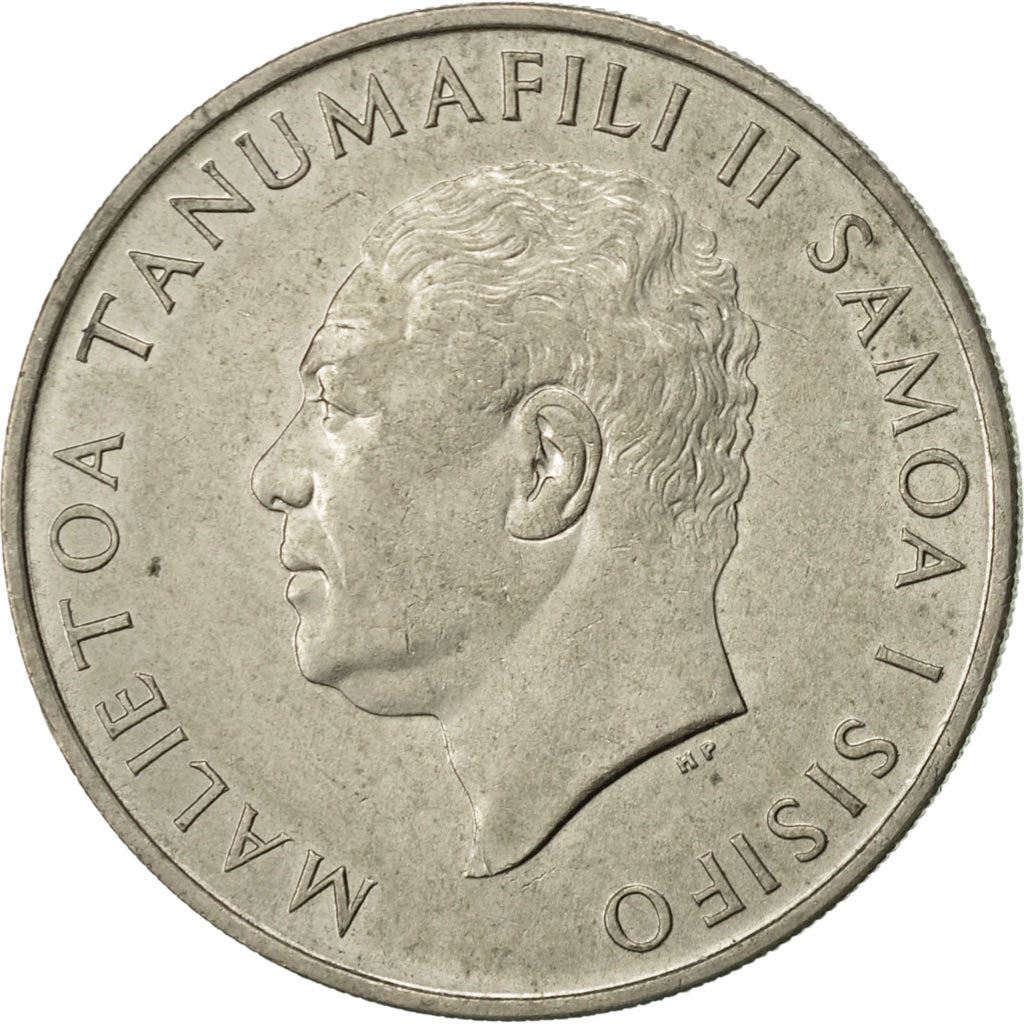 Samoa | 20 Sene Coin | Malietoa Tanumafili II | Shield | Crux Constellation | Km:5 | 1967