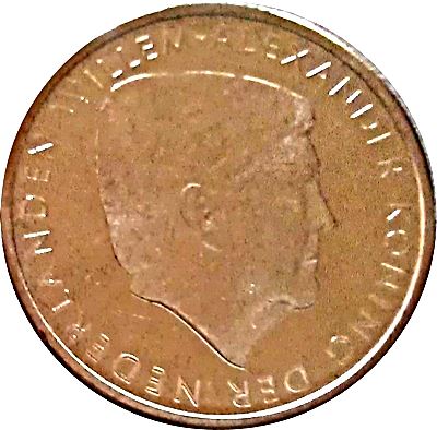 Aruba 5 Florin Coin | King Willem Alexander | KM58 | 2014 - 2016