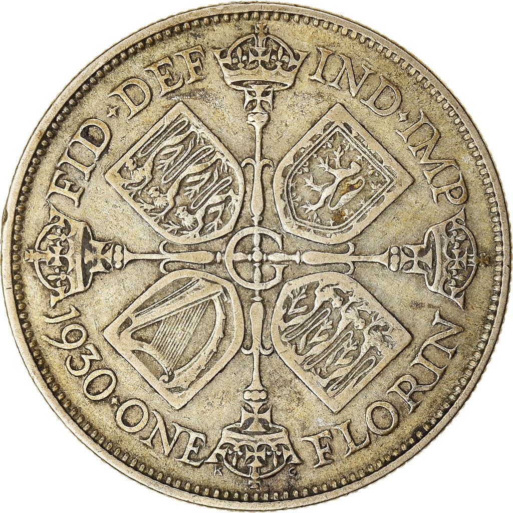 United Kingdom | 1 Florin Coin | George V | KM:834 | 1927 - 1936