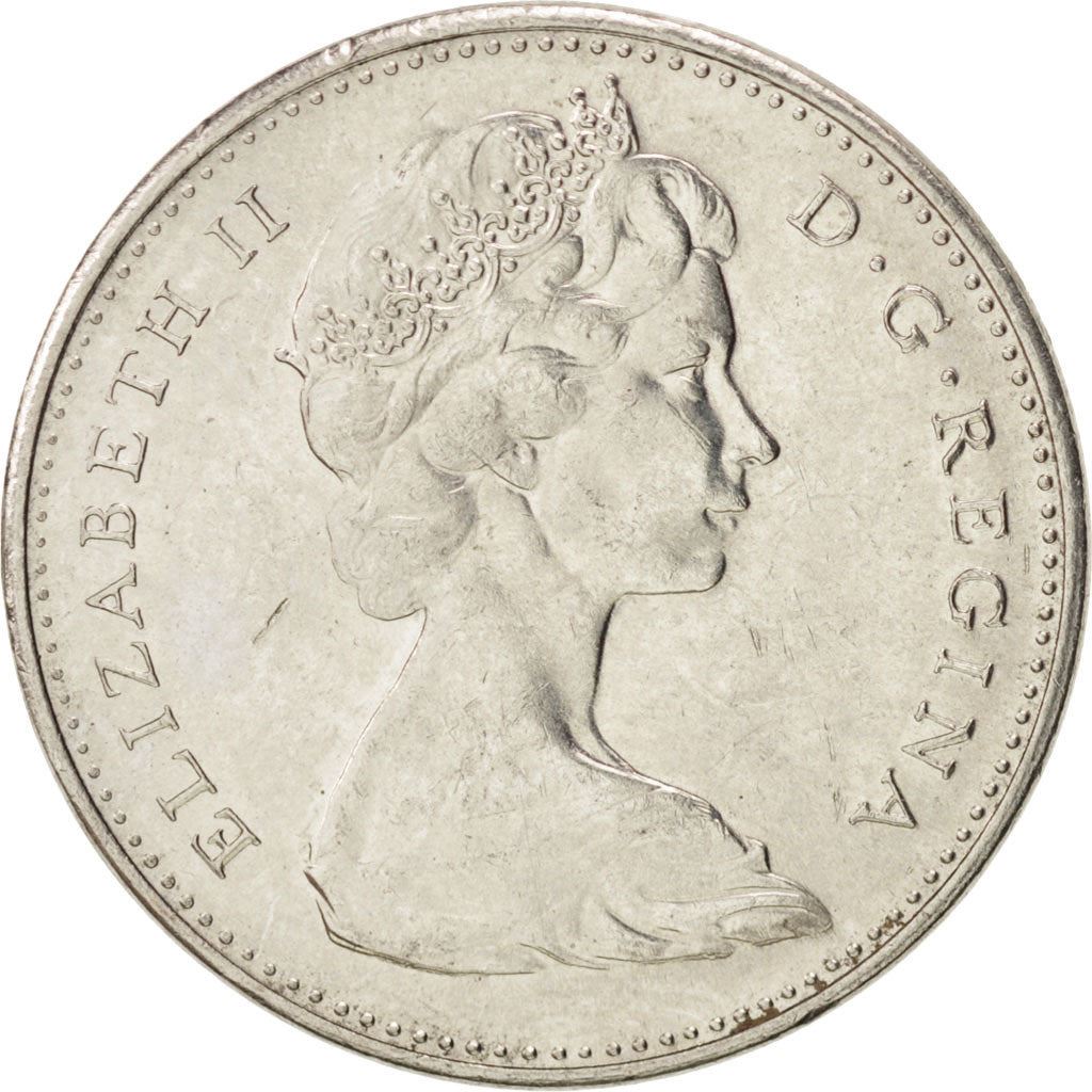 Canada | 5 Cents Coin | Nickel | Rabbit | KM:66 | 1967