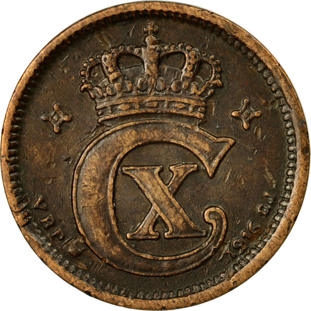 Denmark | 1 Ore Coin | Monogram | Km:812 | 1913 - 1923