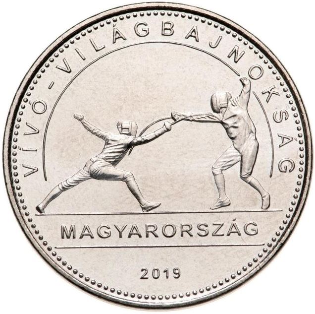 Hungary 50 Forint Coin | World Fencing Championships | 2019