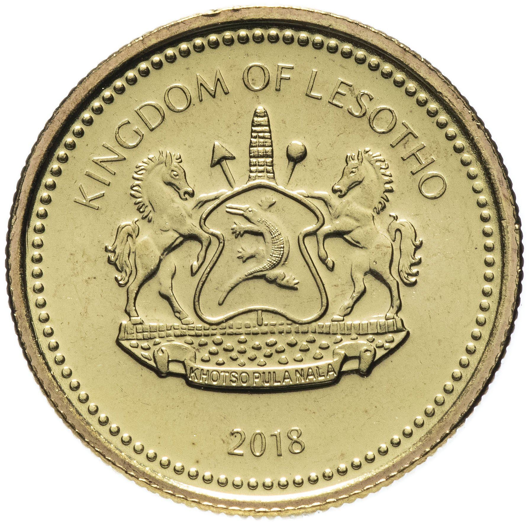 Lesotho | 10 Lisente Coin | Angora goat | Km:63 | 1998 - 2023