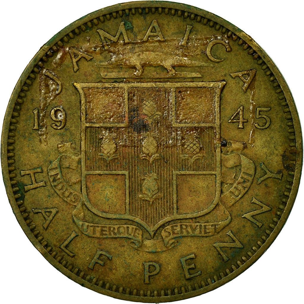Jamaica | 1/2 Penny Coin | King George VI | Km:31 | 1938 - 1947