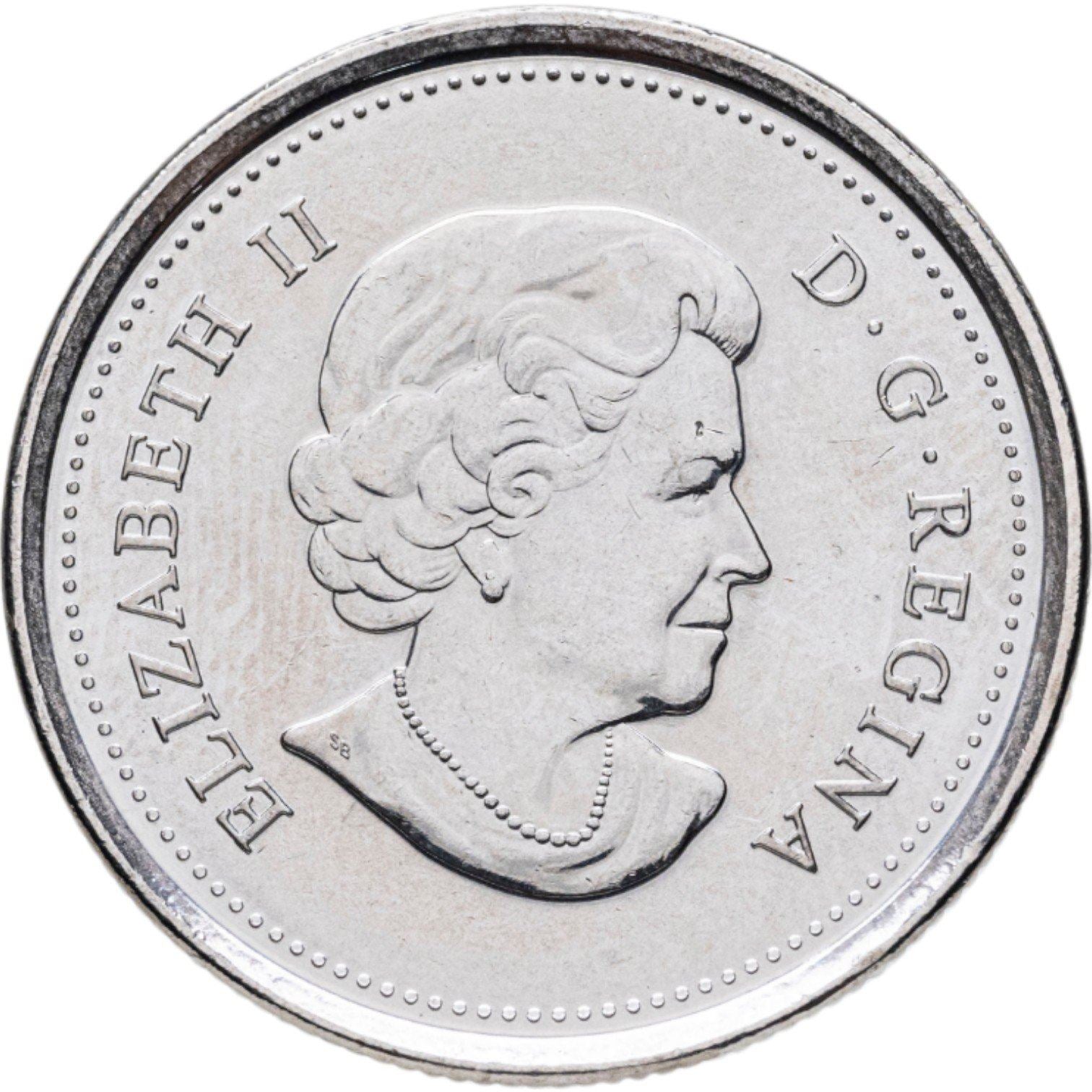 Canada | 25 Cents Coin | Wood Bison | Nickel plated steel | KM:1168 | 2011