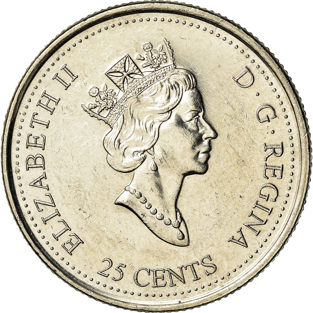 Canada | 25 Cents Coin | Celebration | Nickel | KM:383 | 2000