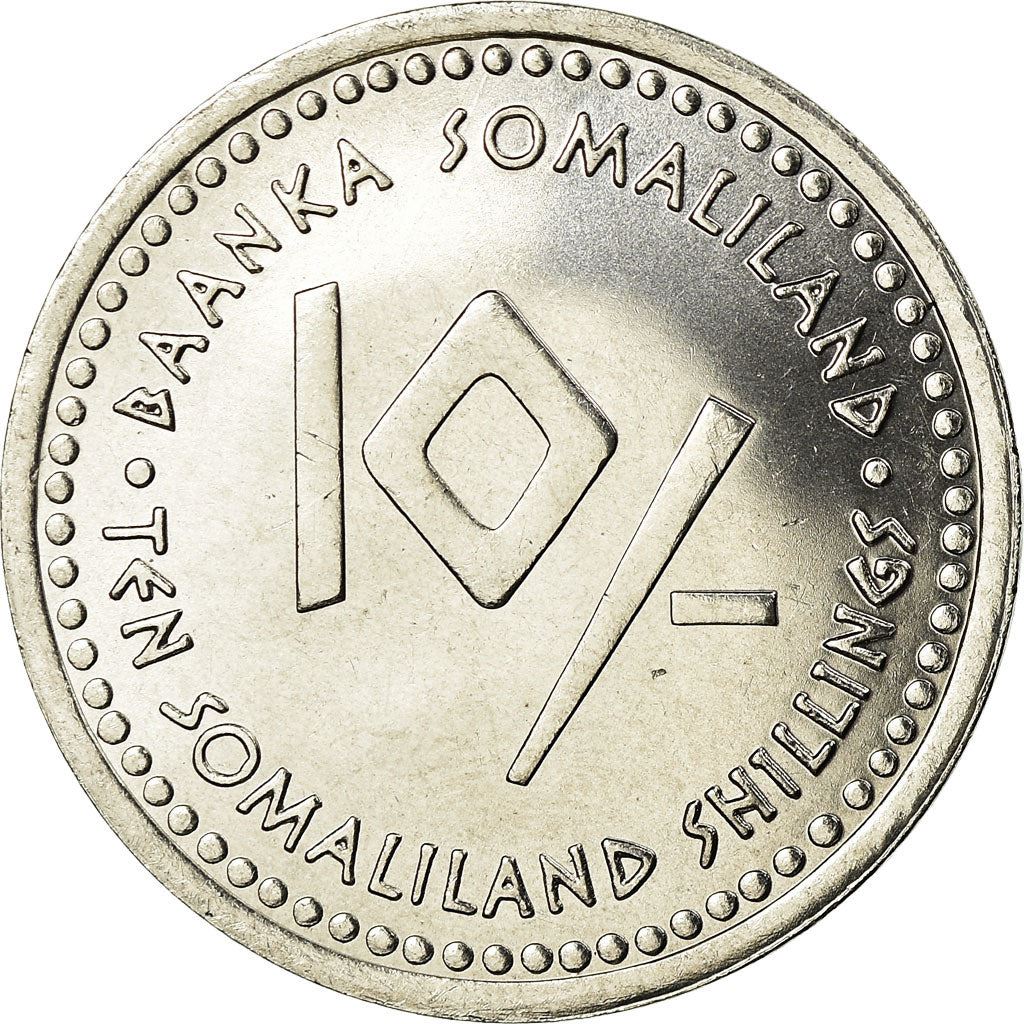 Somaliland | 10 Shillings Coin | Sagittarius | Stainless steel | KM:17 | 2006