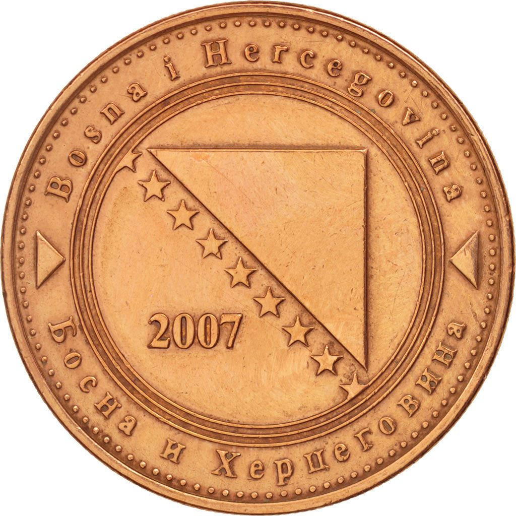 Bosnia and Herzegovina | 50 Feninga Coin | Map of Bosnia | Km:117 | 1998 - 2025