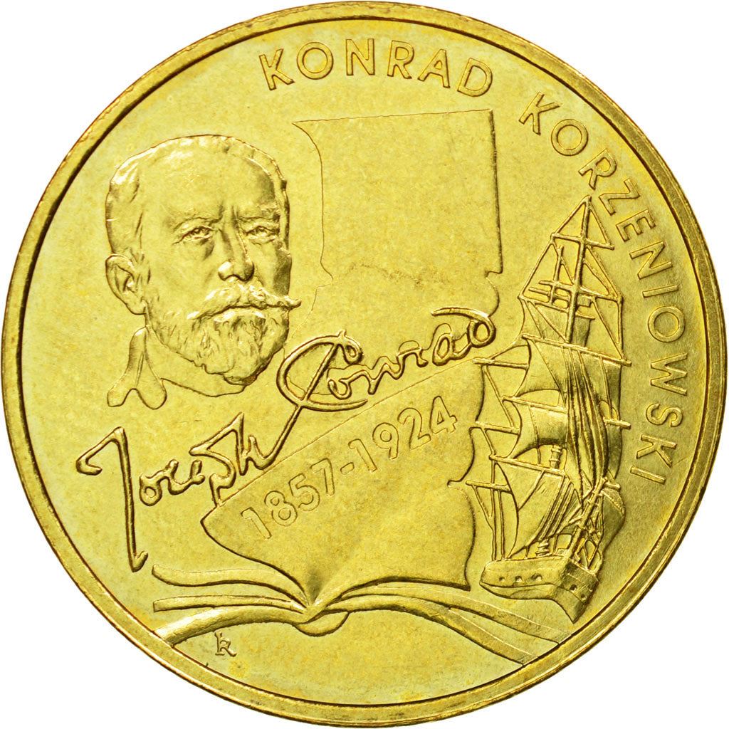 Poland | 2 Zlotys Coin | Konrad Korzeniowski | Y:591 | 2007