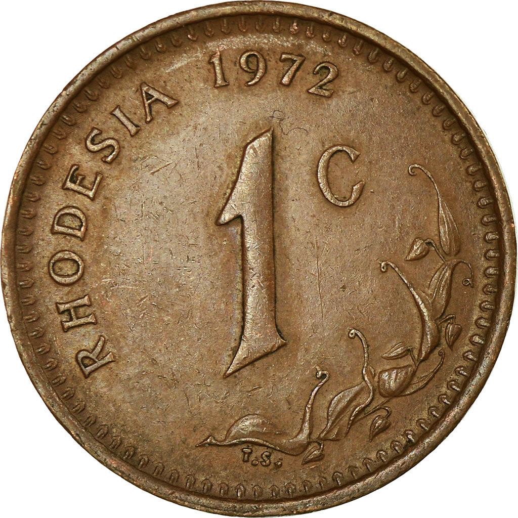 Rhodesia | 1 Cent Coin | Antelopes | Km:10 | 1970 - 1977