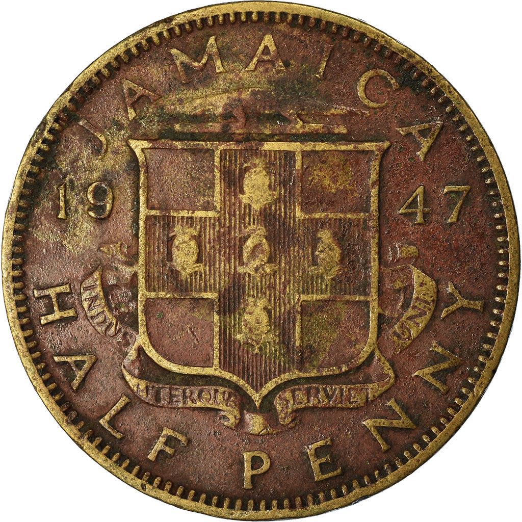 Jamaica | 1/2 Penny Coin | King George VI | Km:31 | 1938 - 1947