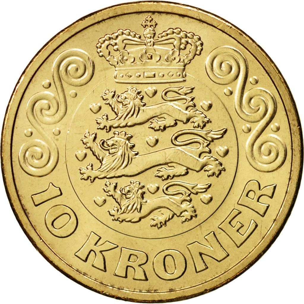 Denmark | 10 Kroner Coin | Margrethe II | Km:954 | 2013 - 2022