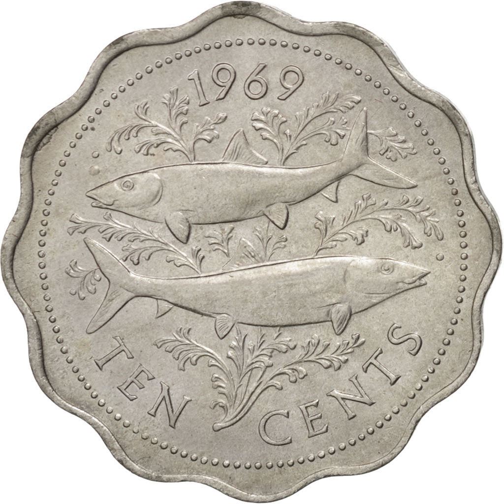 The Bahamas | 10 Cents Coin | Bonefish | Km:4 | 1966 - 1970