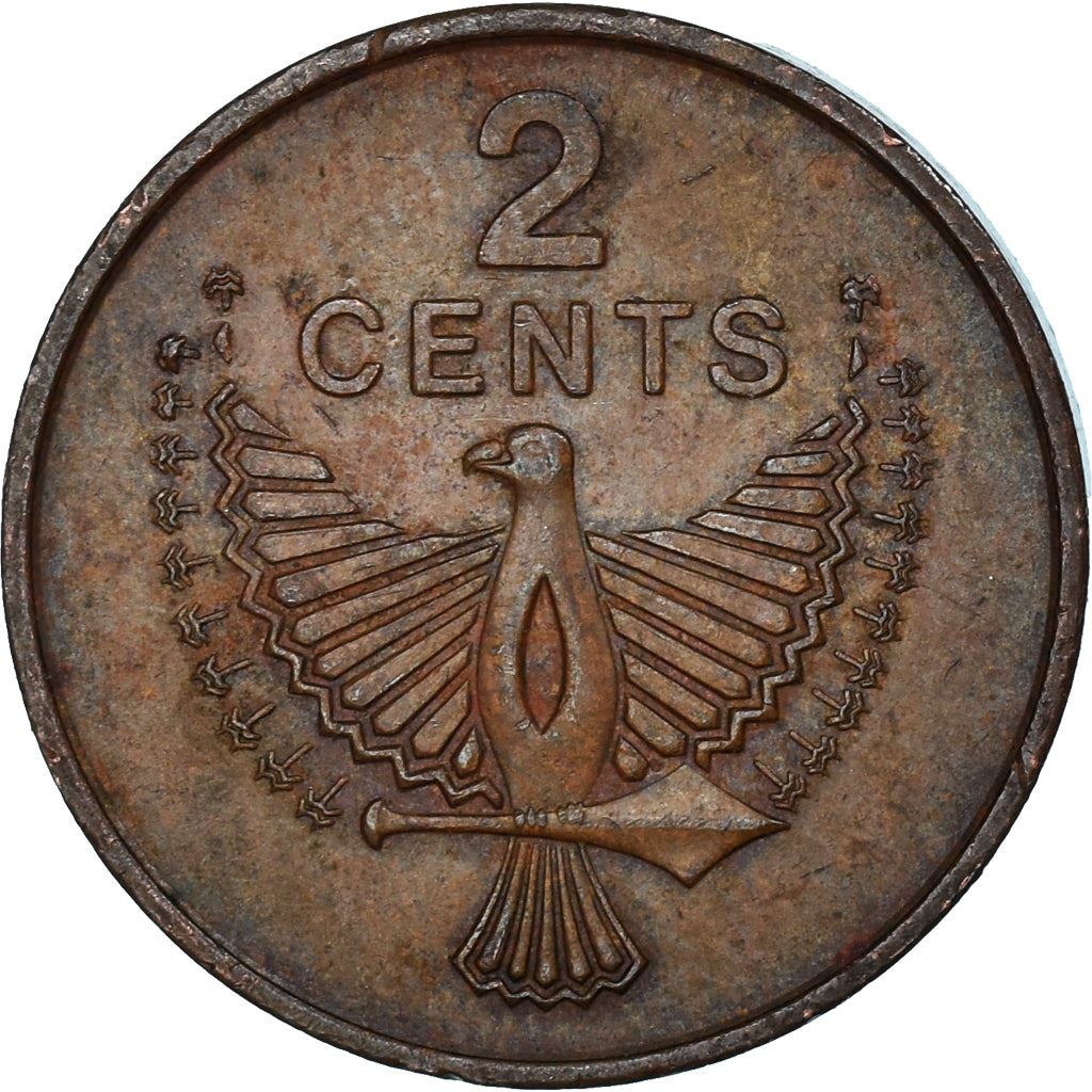 Solomon Islands | 2 Cents Coin | Elizabeth II | Eagle Spirit | Km:2 | 1977 - 1983