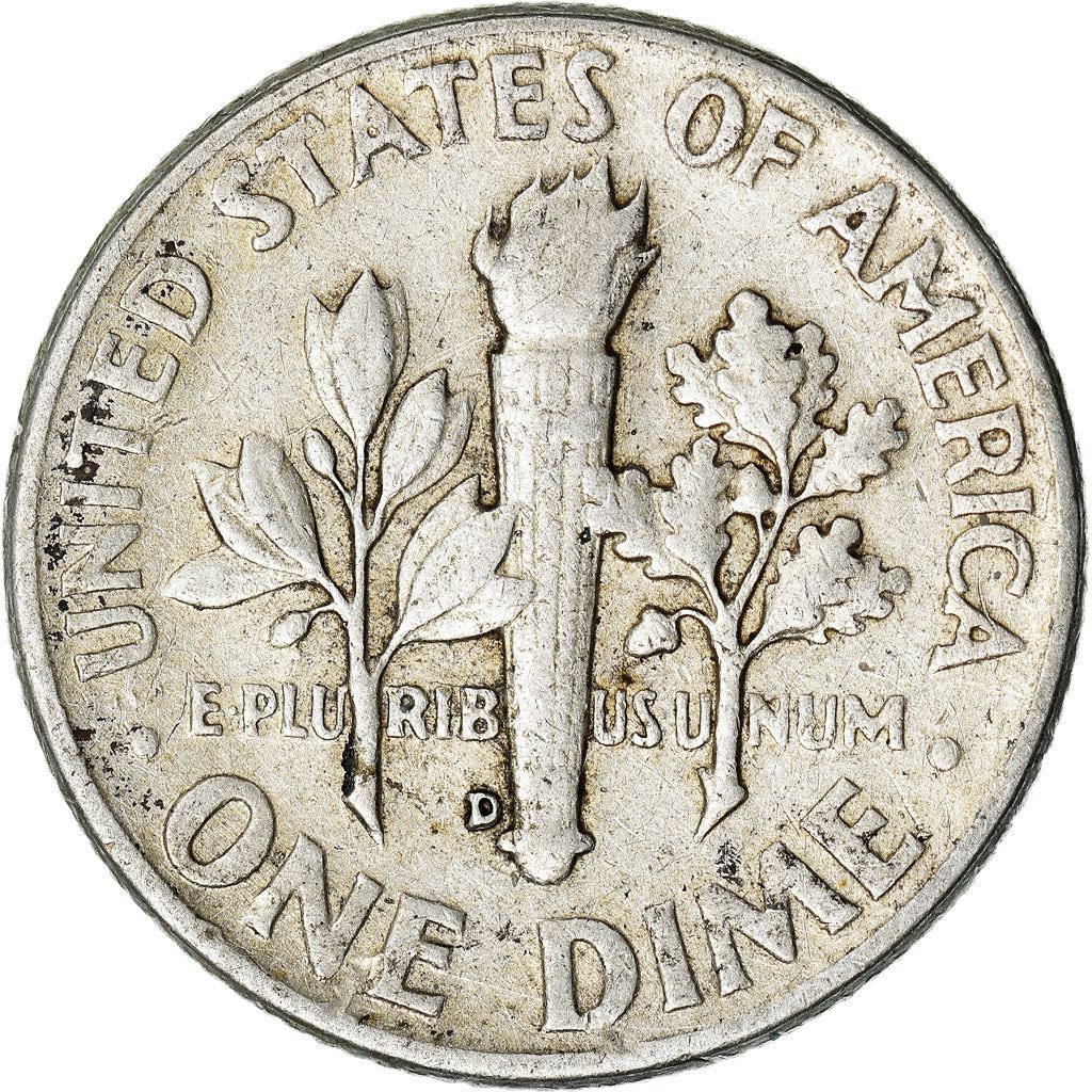 USA | 1 Dime Mønt | Franklin D. Roosevelt | KM:195 | 1946 - 1964