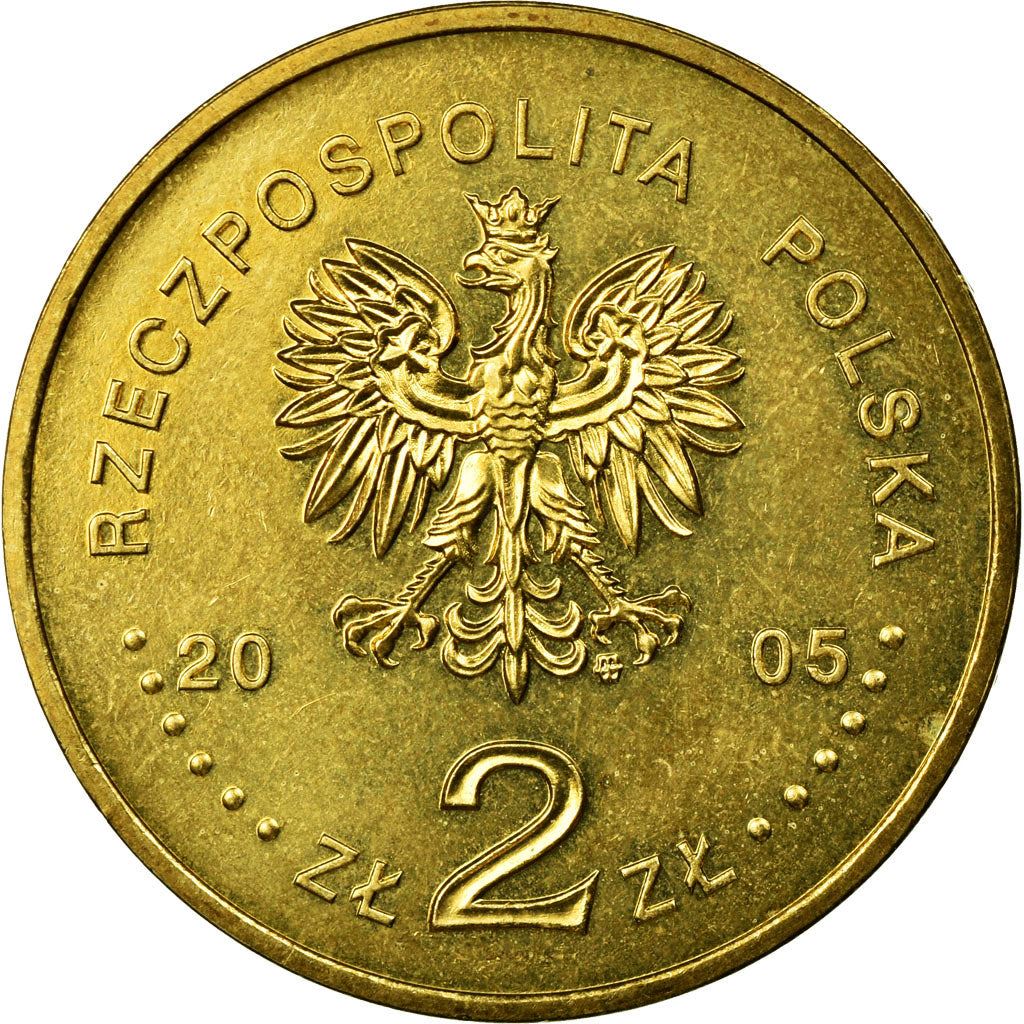 Poland | 2 Zlotys Coin | Pope John Paul II | Y:525 | 2005
