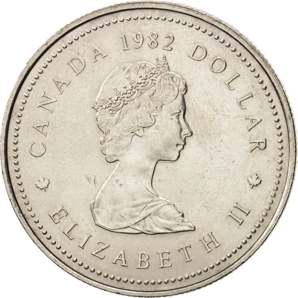 Canada | 1 Dollar Coin | Constitution Acts | Nickel | KM:134 | 1982