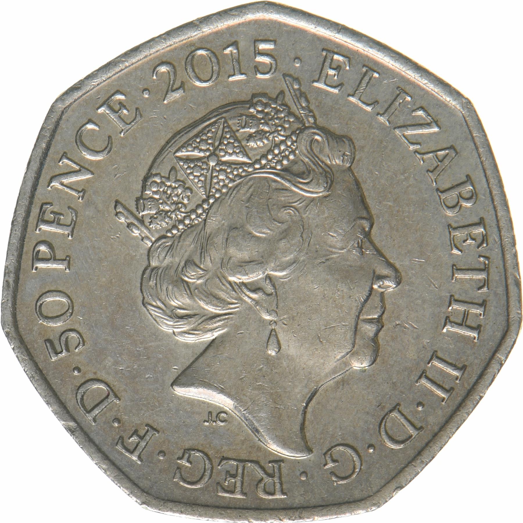 United Kingdom | 50 Pence Coin | Battle of Britain | KM:1338 | 2015