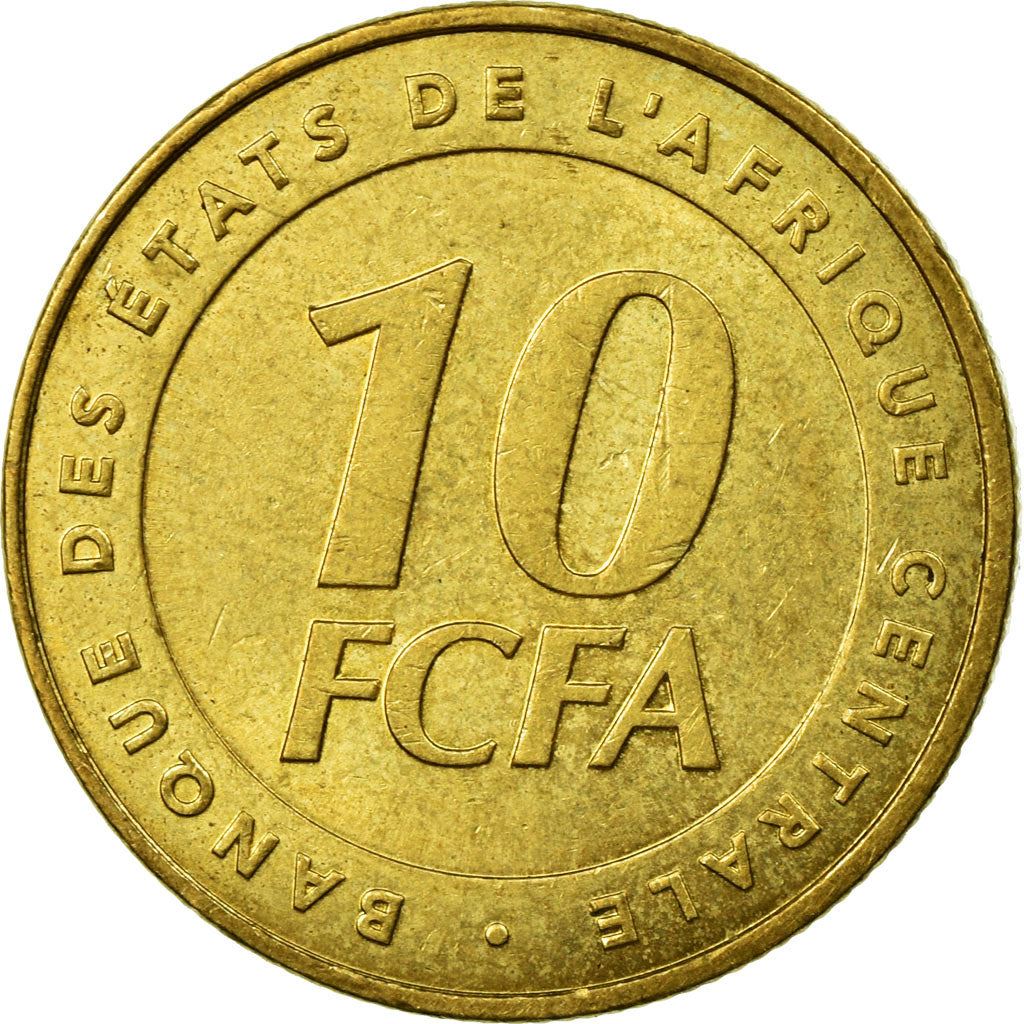 Central African States | 10 Francs Cfa Coin | Plants | Km:19 | 2006