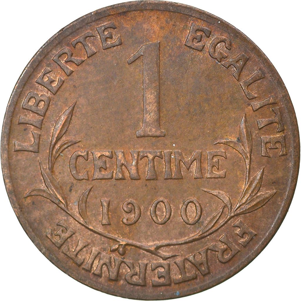 French 1 Centime Coin | Third Republic | KM840 | France | 1898 - 1920