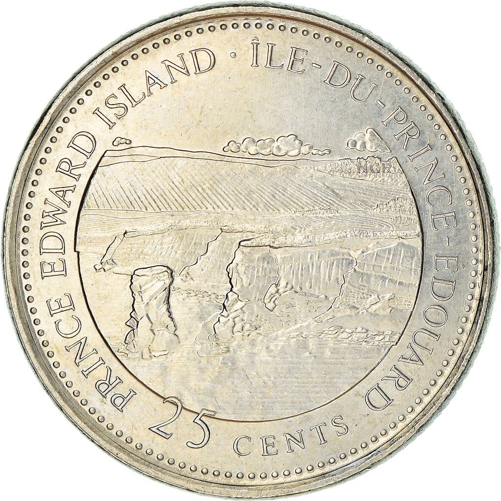 Canada | 25 Cents Coin | Nickel | Cousins Shore | KM:222 | 1992