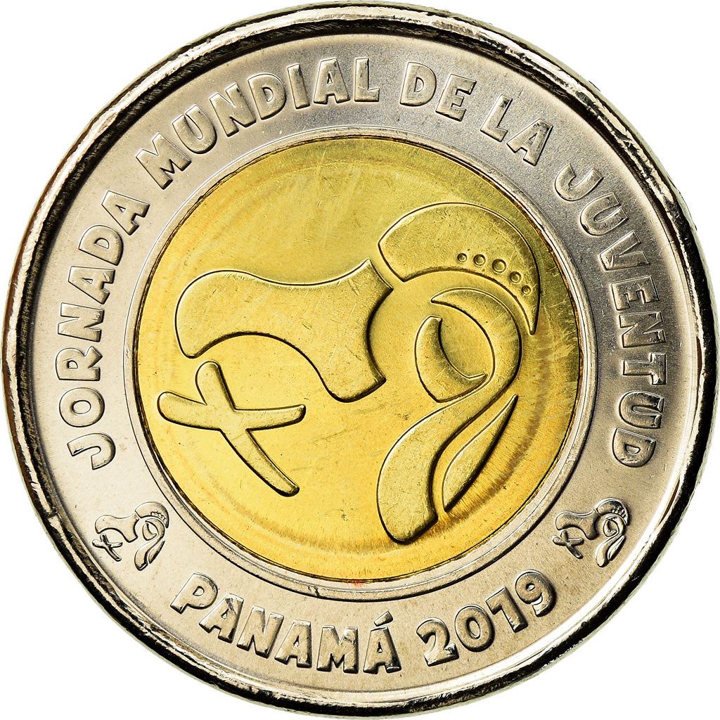 Panama | 1 Balboa Coin | World Youth Day | Km:168 | 2019