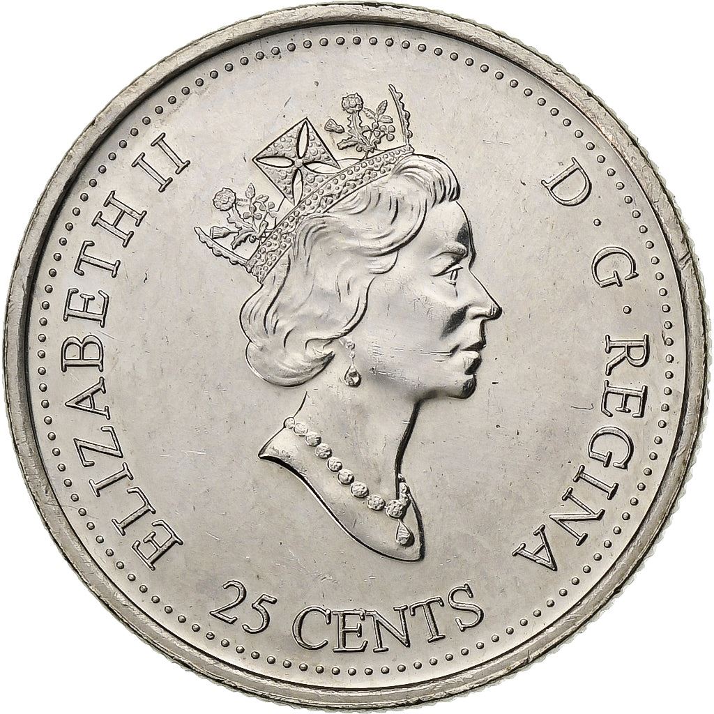 Canada | 25 Cents Coin | Our Northern Heritage | Nickel | KM:345 | 1999