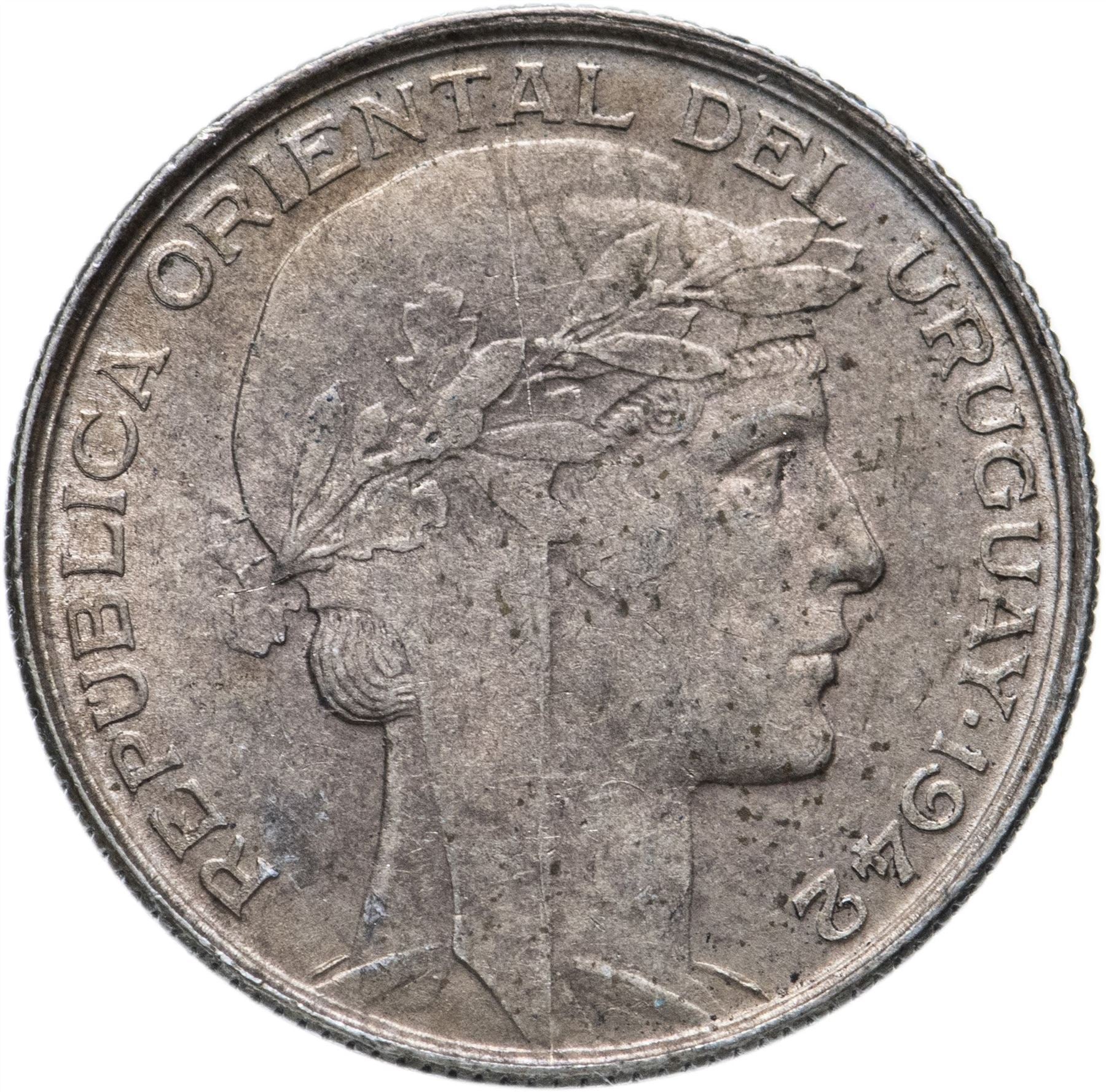 Uruguay | 20 Centesimos Coin | Laureate Head | KM29 | 1942