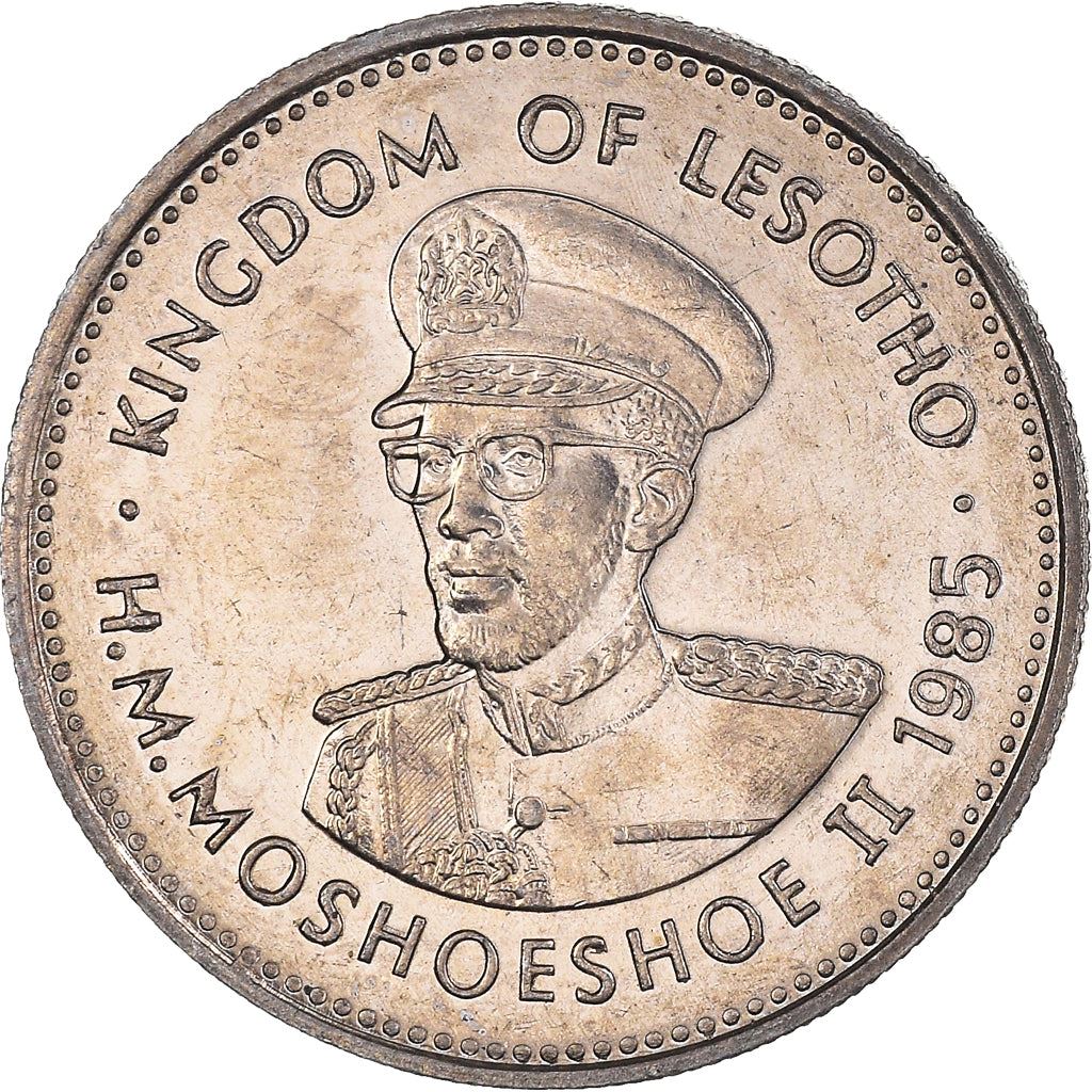 Lesotho | 25 Lisente Coin | Moshoeshoe II | Km:20 | 1979 - 1989