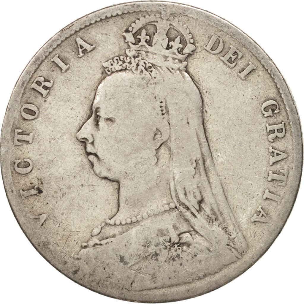 United Kingdom | 1/2 Crown Coin | Victoria | Km:764 | 1887 - 1892