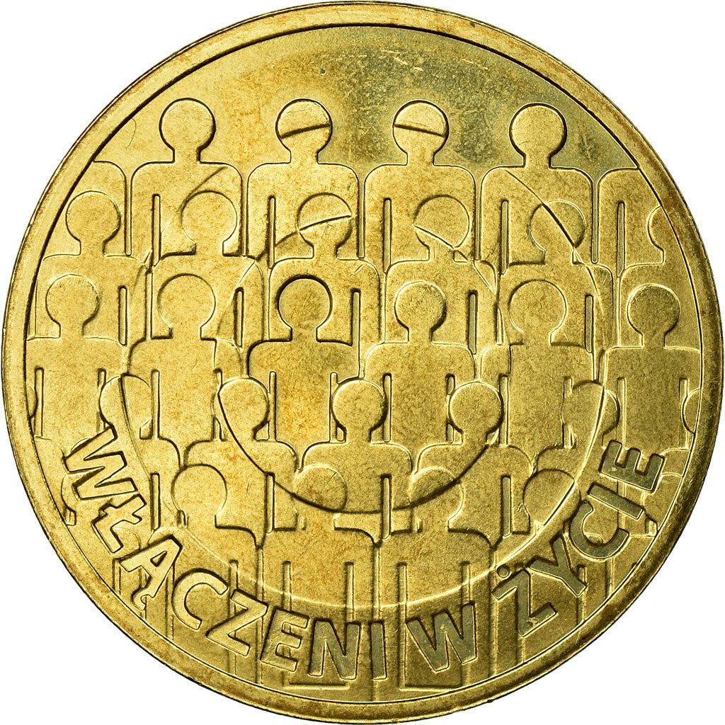 Poland | 2 Zlotys Coin | Nordic Gold | 50Th Anniversary of the Polish Society For the Mentally Handicapped | Y:876 | 2013