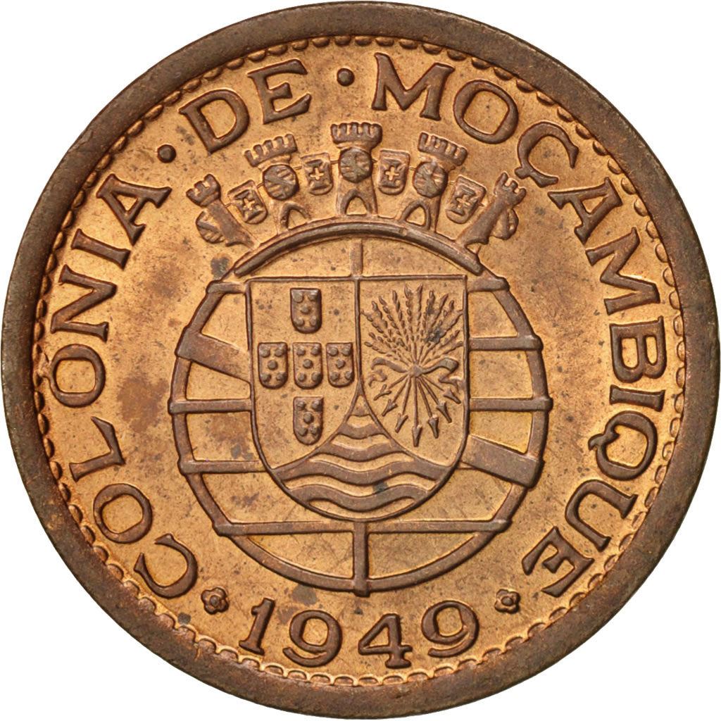 Mozambique | 20 Centavos Coin | Bundle of Arrows | Km:75 | 1949 - 1950