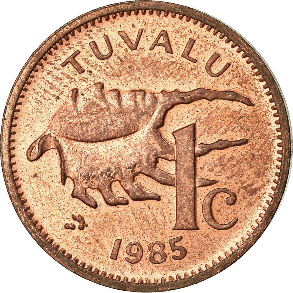 Tuvalu | 1 Cent Coin | Lambis shell | Km:1 | 1976 - 1985