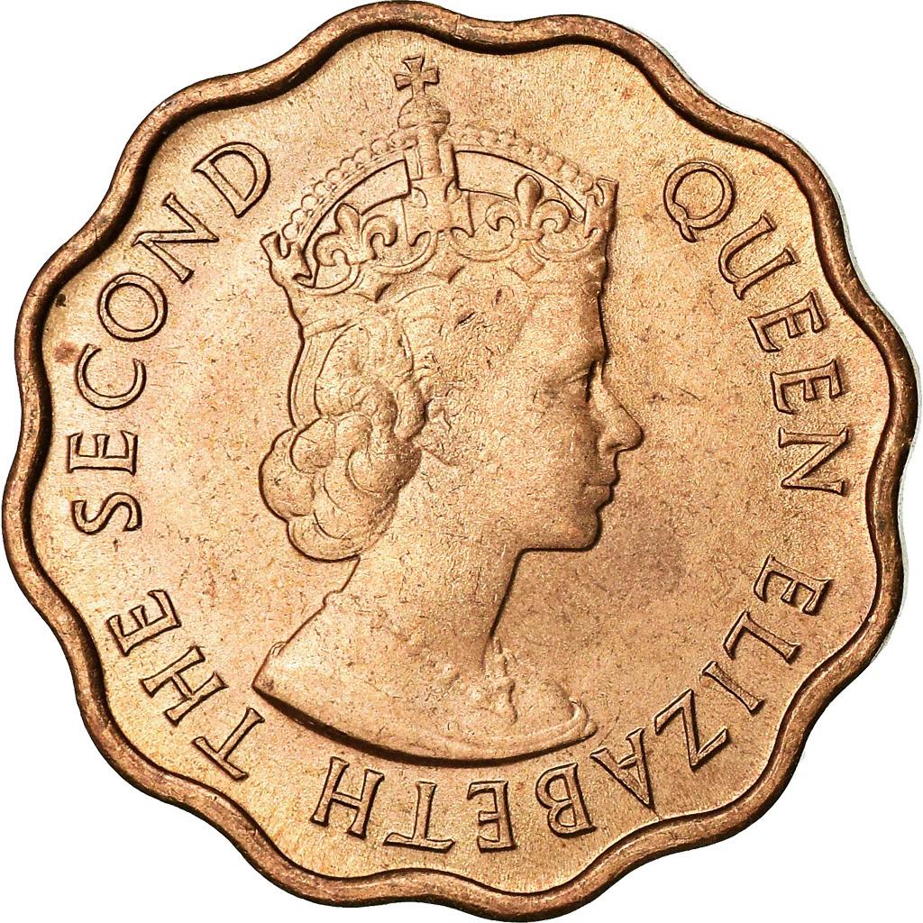 Belizean 1 Cent Coin | Queen Elizabeth II | KM30 | Belize | 1956 - 1973