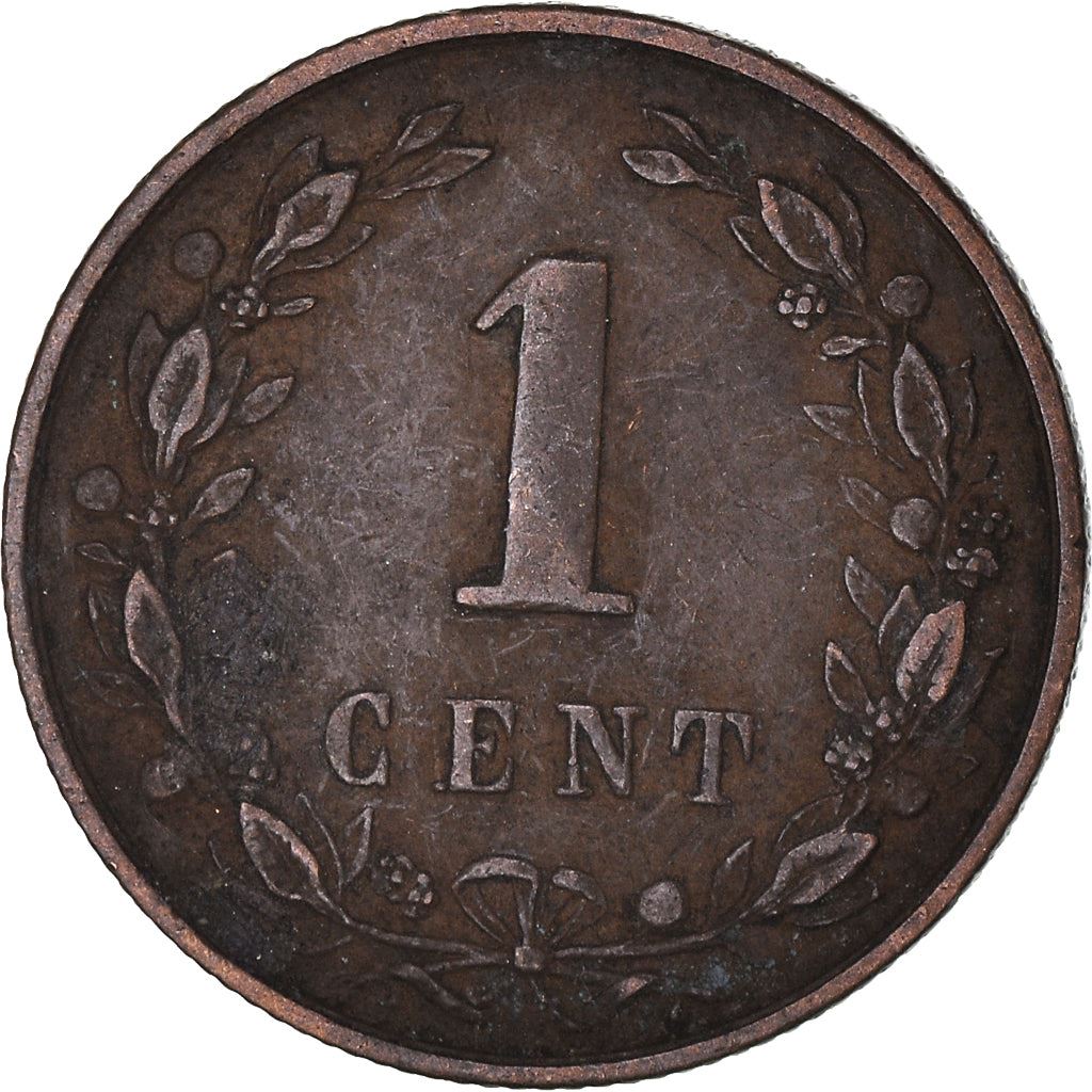 Pays-Bas | Pièce de 1 Cent | Lion | Km : 107 | 1877 - 1900