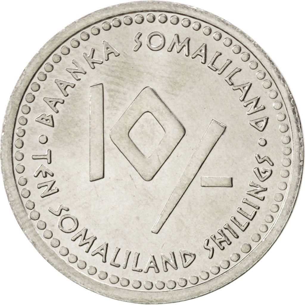 Somaliland | 10 Shillings Coin | Sagittarius | Stainless steel | KM:17 | 2006