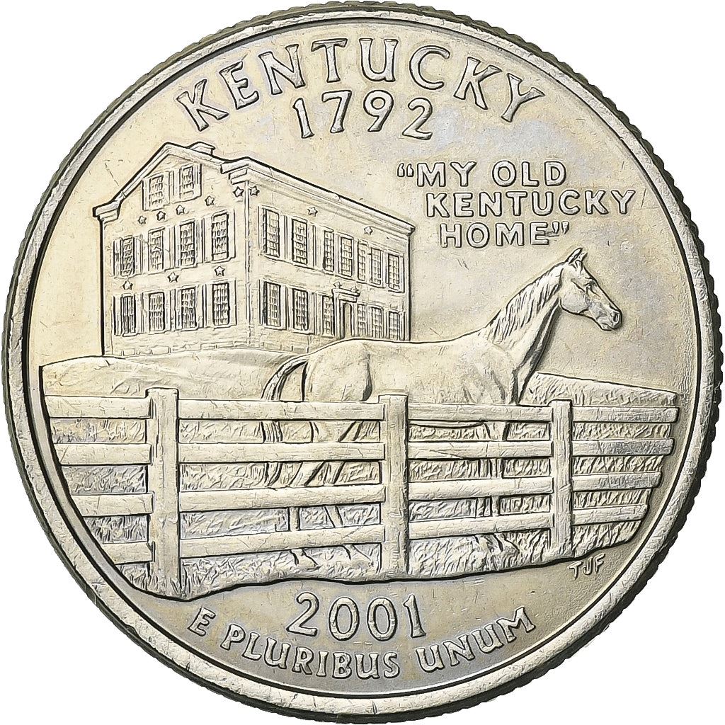 United States | 1/4 Dollar Coin | the stately mansion | Km:322 | 2001