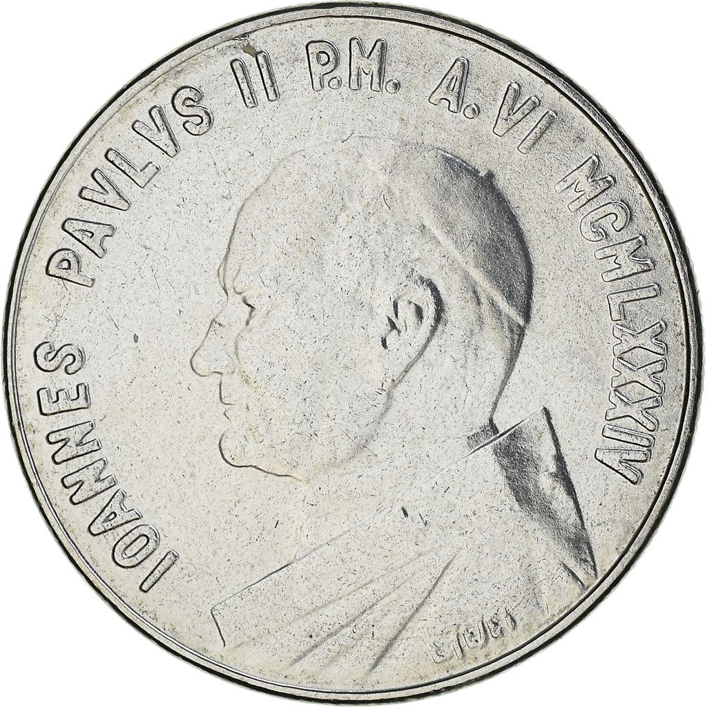 Vatican City | 50 Lire Coin | Doves | Km:179 | 1984