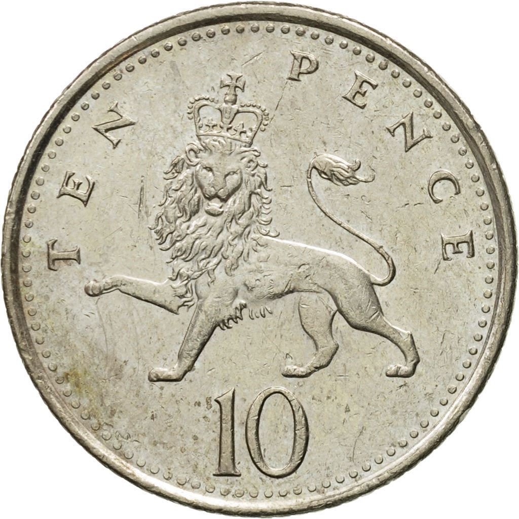 United Kingdom | 10 Pence Coin | Elizabeth II | Km:989 | 1998 - 2008
