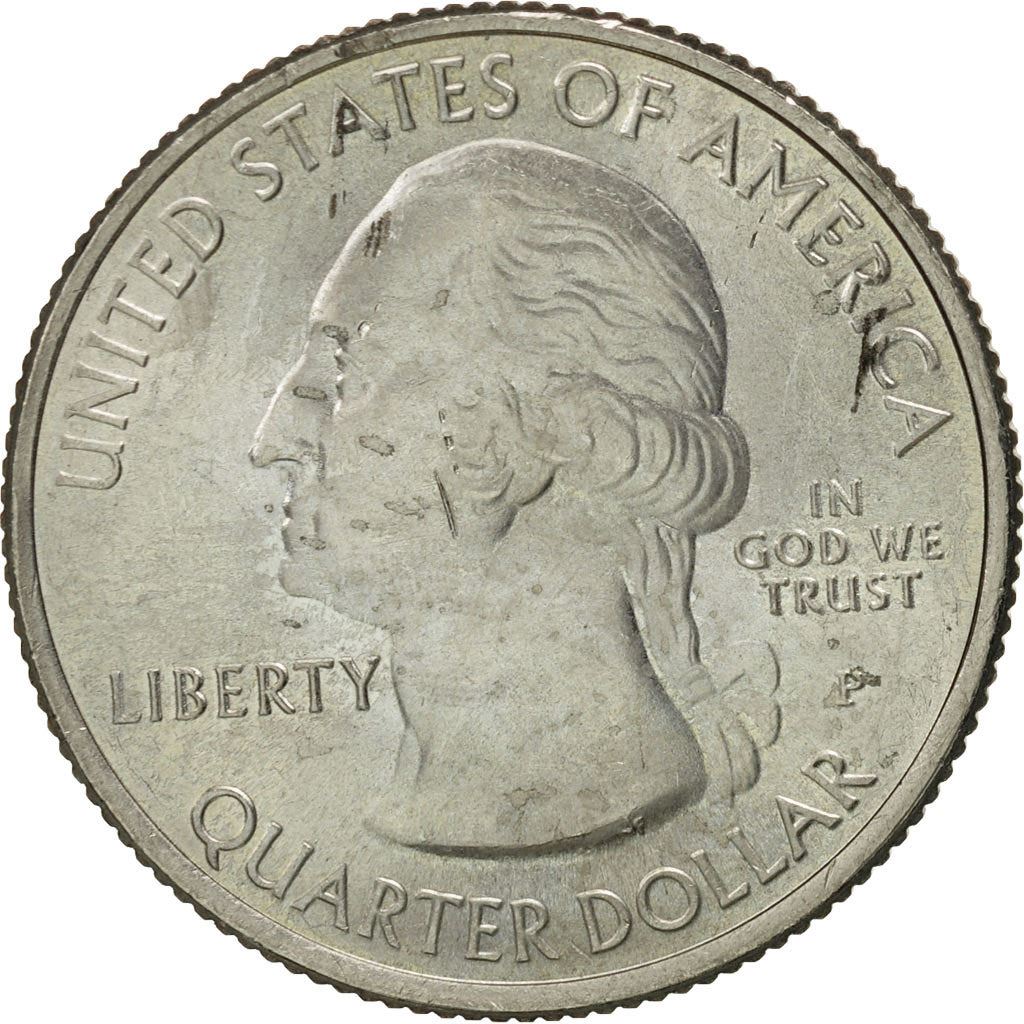 United States | 1/4 Dollar Coin | Oregon | Mount Hood | Km:473 | 2010