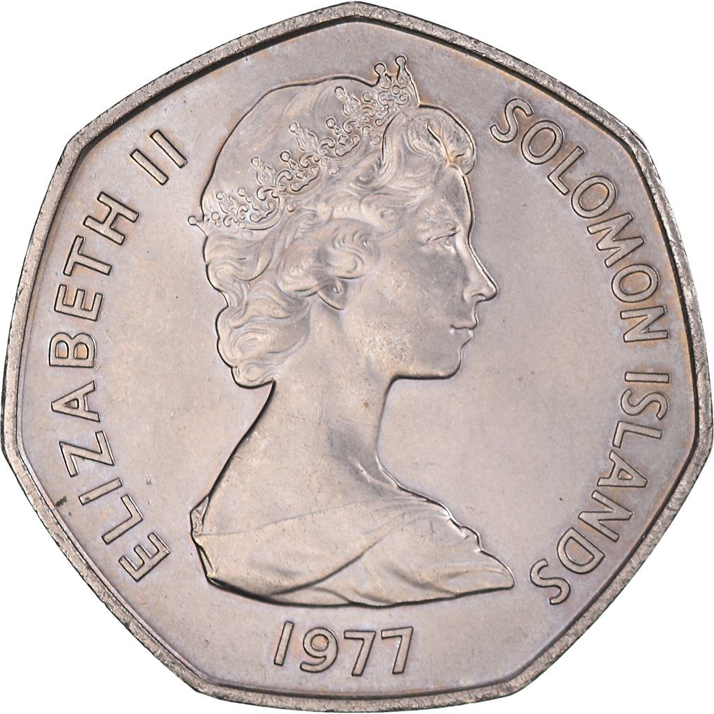 Solomon Islands | 1 Dollar Coin | Elizabeth II | Nusu-Nusu | Sea Spirit | Km:6 | 1977 - 1983