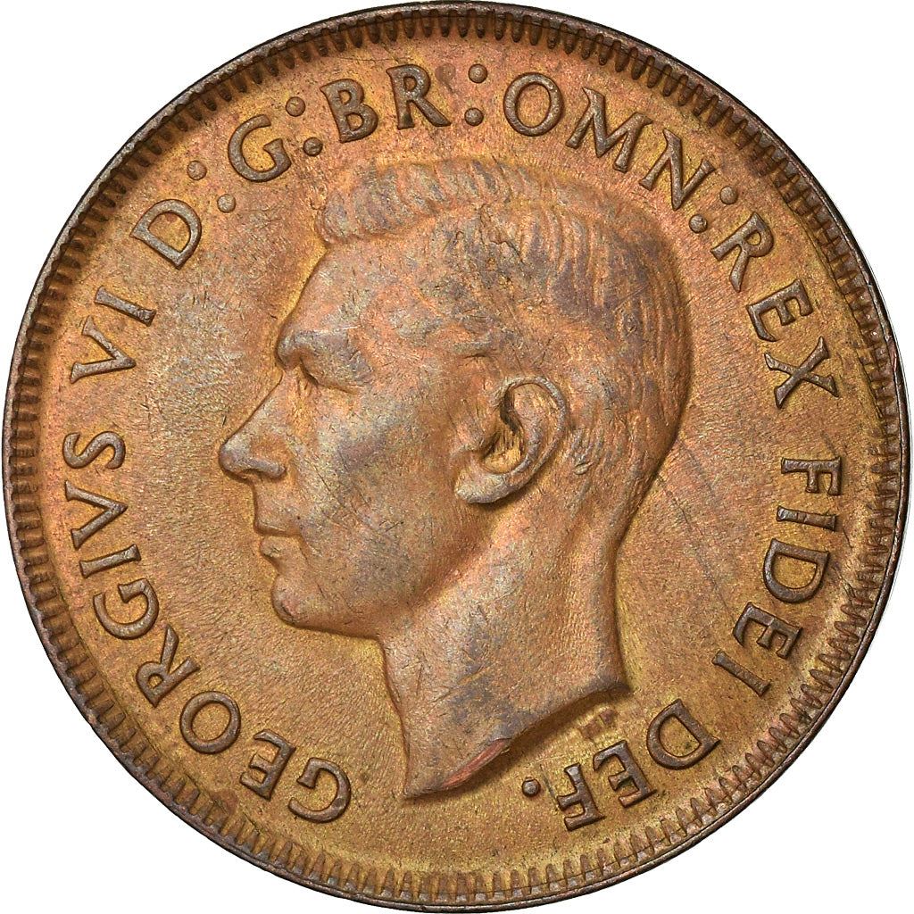 Australia | 1/2 Penny Coin | Kangaroo | Km:42 | 1949 - 1952